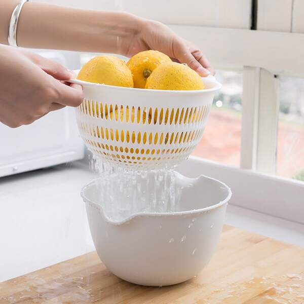 

1pc Random Double Layer Drain Basket, Multicolor