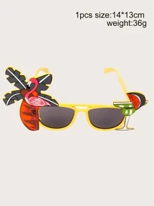 Summer Party Glasses - Yellow - View 2