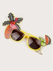 Summer Party Glasses - Yellow - View 3