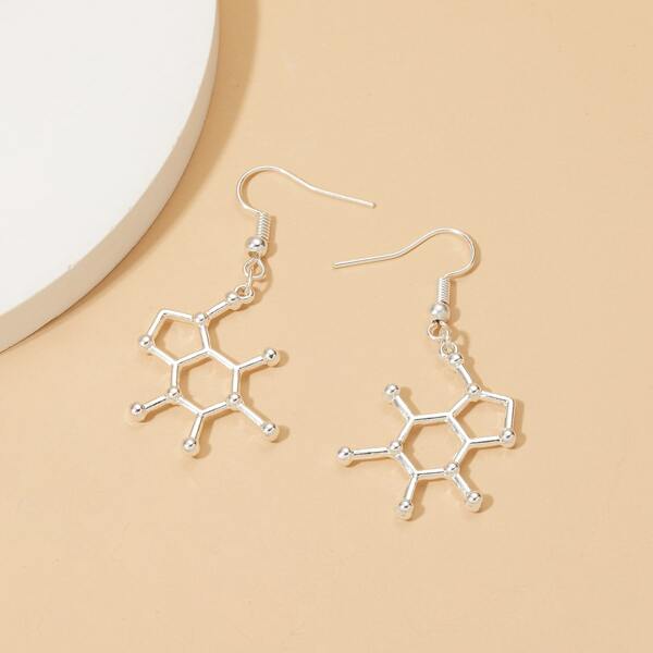 

Solid Drop Earrings, Silver