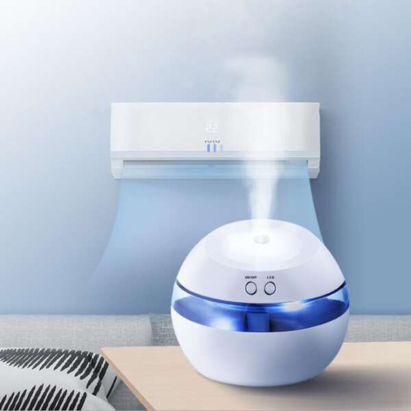 

1pc Desktop USB Humidifier, White
