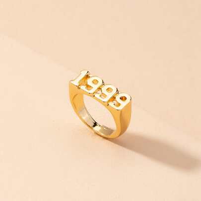 Year Number Decor Ring