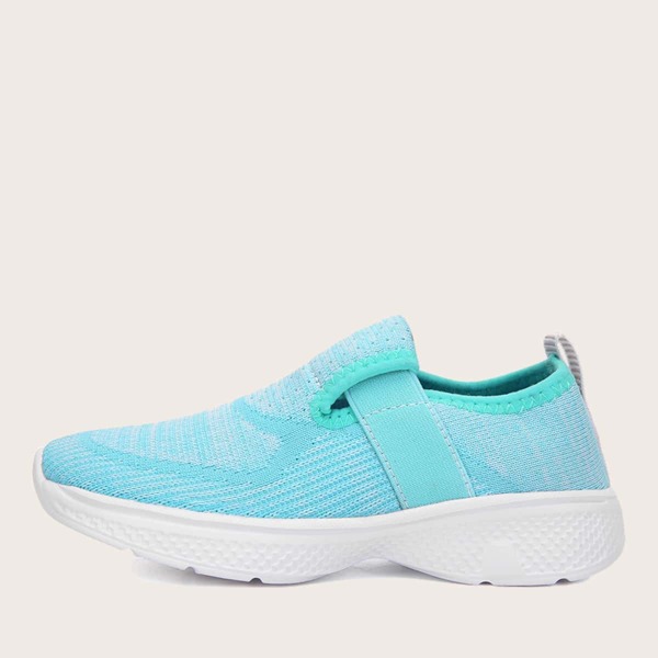 

Toddler Girls Minimalist Breathable Knit Running Shoes, Mint blue