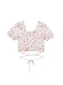 Áo sơ mi nữ Ren lên Họa tiết hoa Boho - Nhiều màu - Xem 1