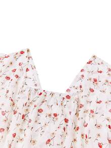 Áo sơ mi nữ Ren lên Họa tiết hoa Boho - Nhiều màu - Xem 4