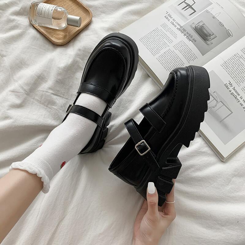 

Minimalist Flatform Shoes, Black