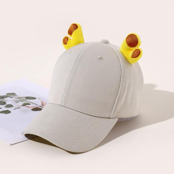 

Giraffe Design Baseball Cap, Light grey