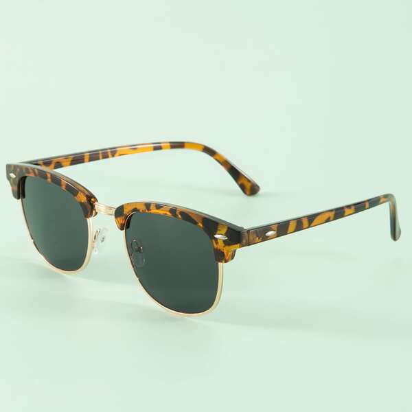 

Tortoiseshell Pattern Browline Sunglasses
