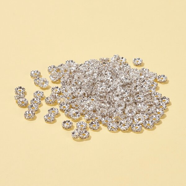 

1pack Rhinestone Decor DIY Jewelry Accessory, Silver