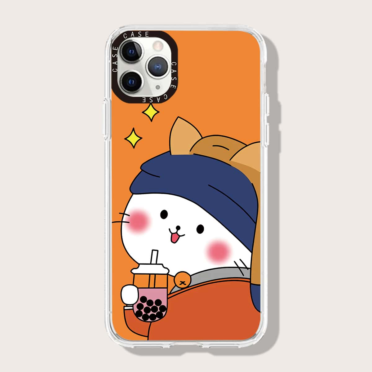 

Cartoon Print Phone Case, Multicolor