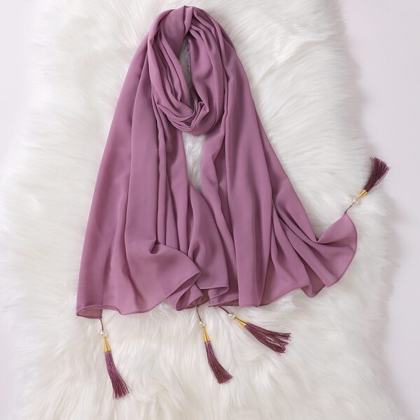 

Tassel Decor Belt, Dusty purple