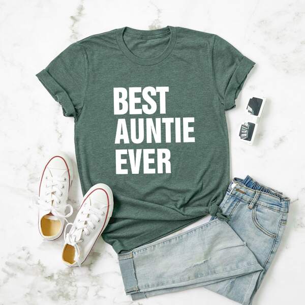 

Plus Letter Graphic Tee, Green