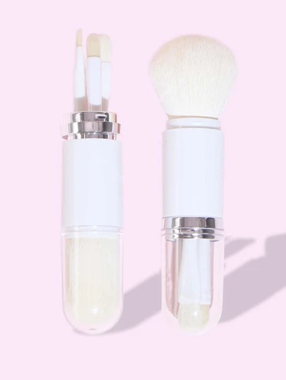 4 in 1 メイクアップ ブラシ セットの画像