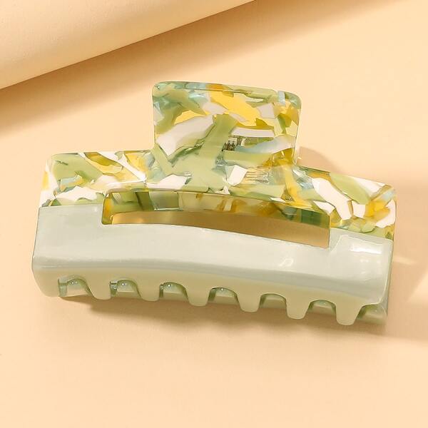 

Geometric Hair Claw, Green