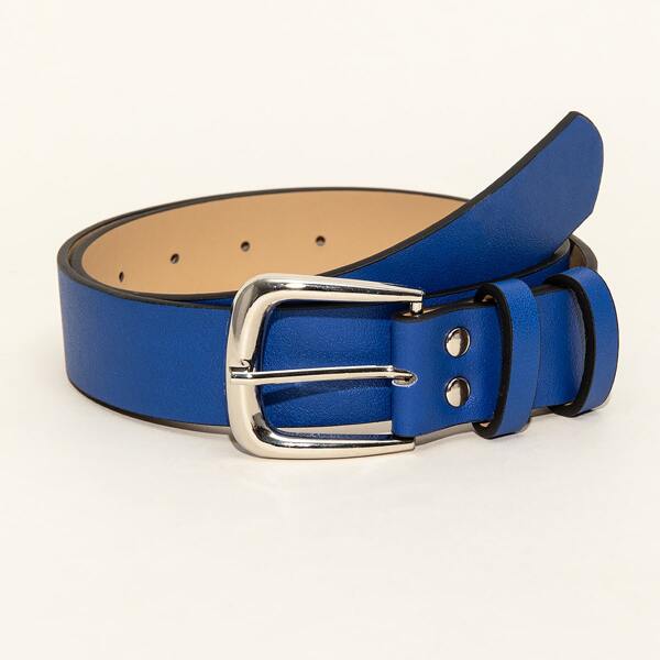 

PU Buckle Belt, Blue