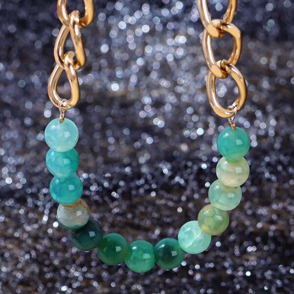 

Chain Beaded Necklace, Multicolor