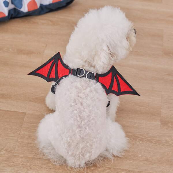 

Devil Wings Design Pet Harness, Black