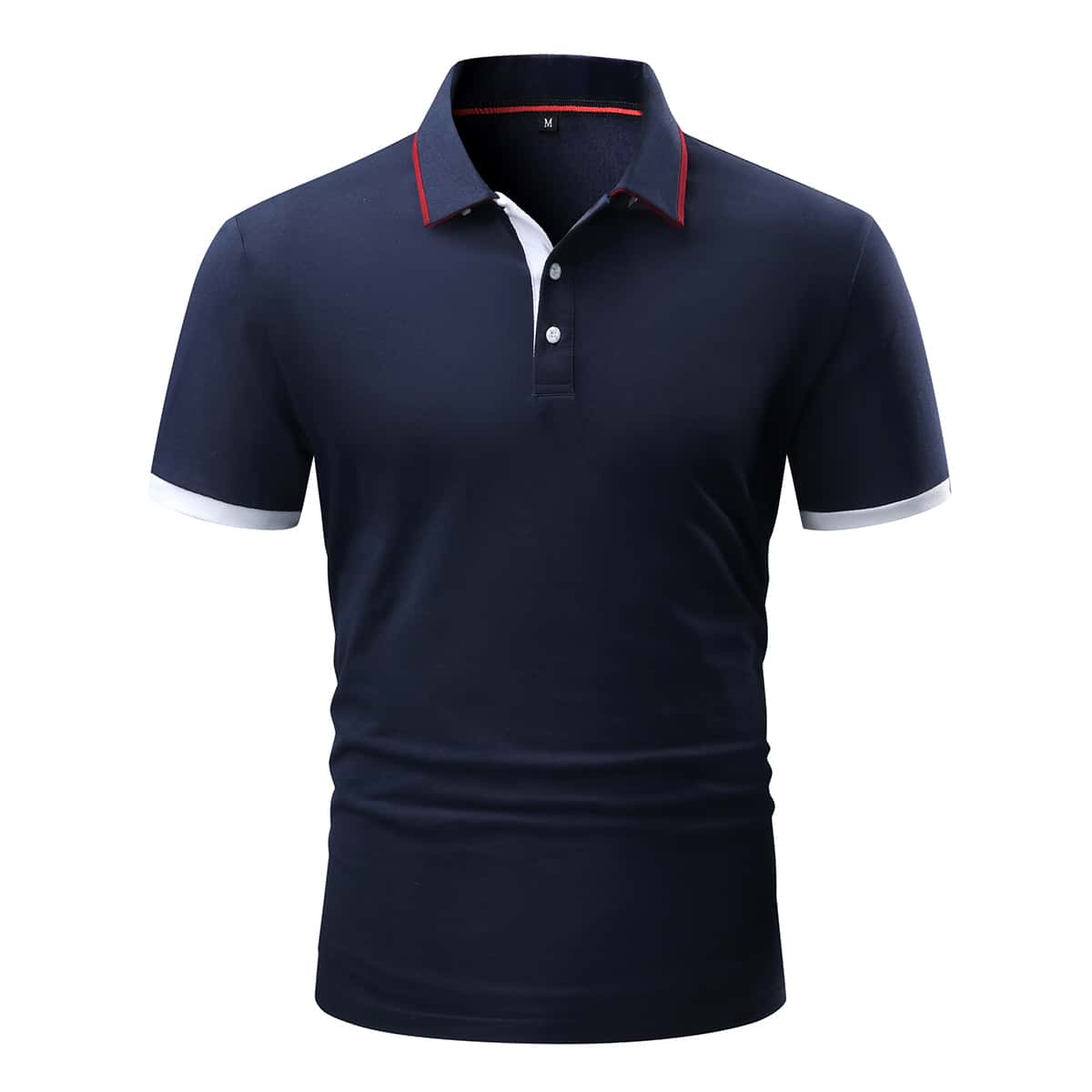 

Guys Contrast Binding Polo Shirt, Navy blue