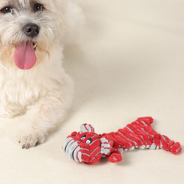 

Cartoon Plush Pet Sound Toy, Red