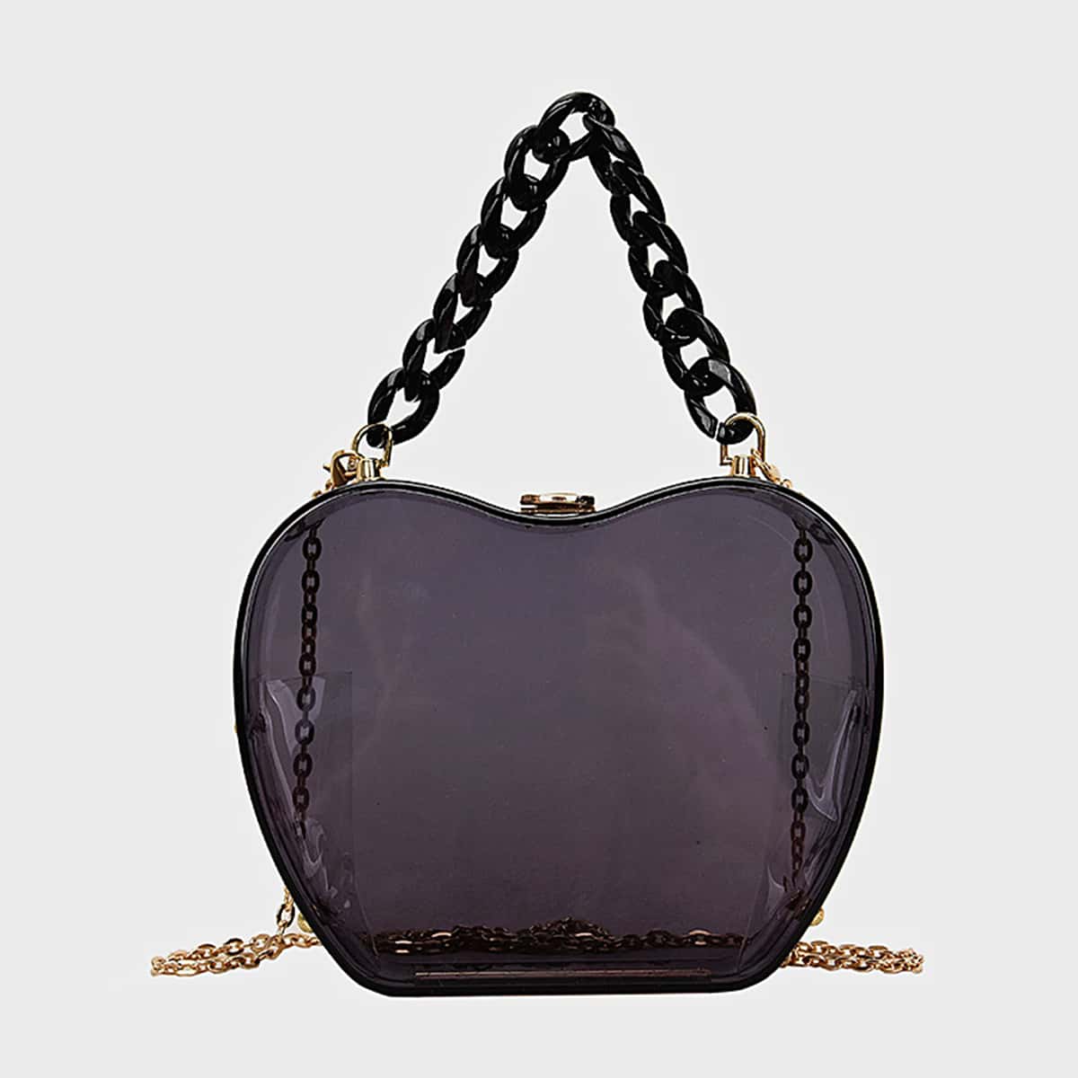 

Clear Apple Shaped Box Bag