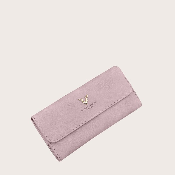 

Deer Decor Fold Over Purse, Purple