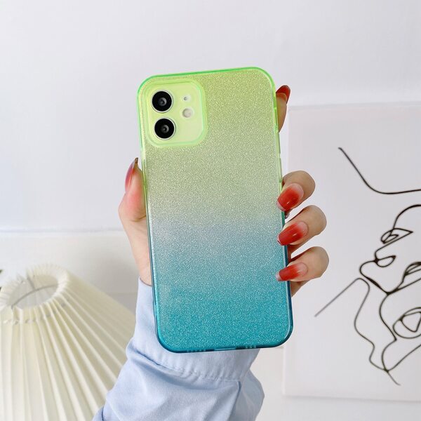 

Ombre Glitter Phone Case, Multicolor