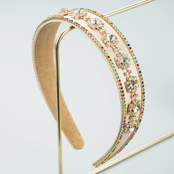 

Rhinestone Decor Headband, Multicolor