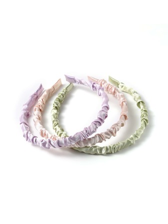 3pcs Solid Hair Hoop