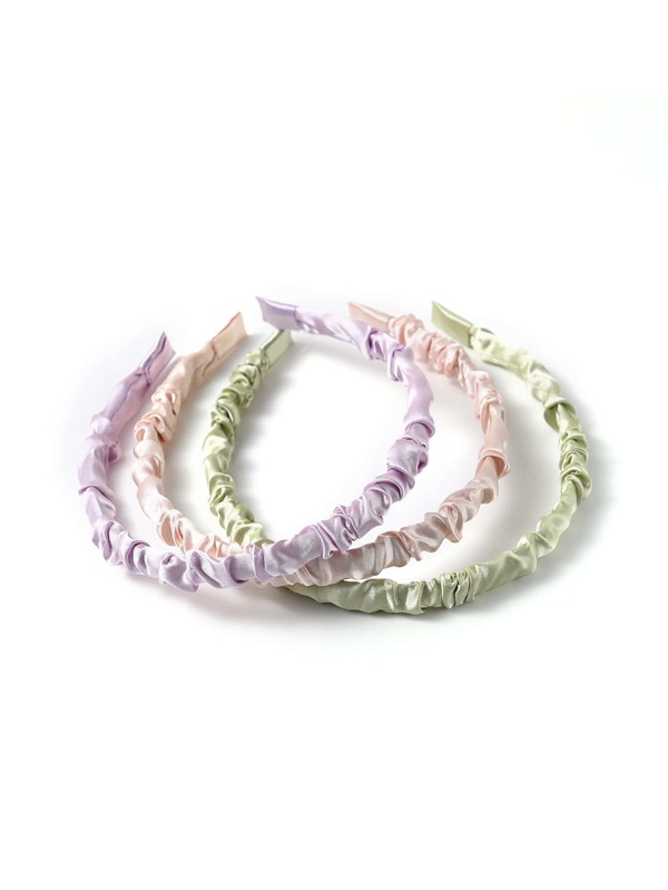 3pcs Solid Hair Hoop