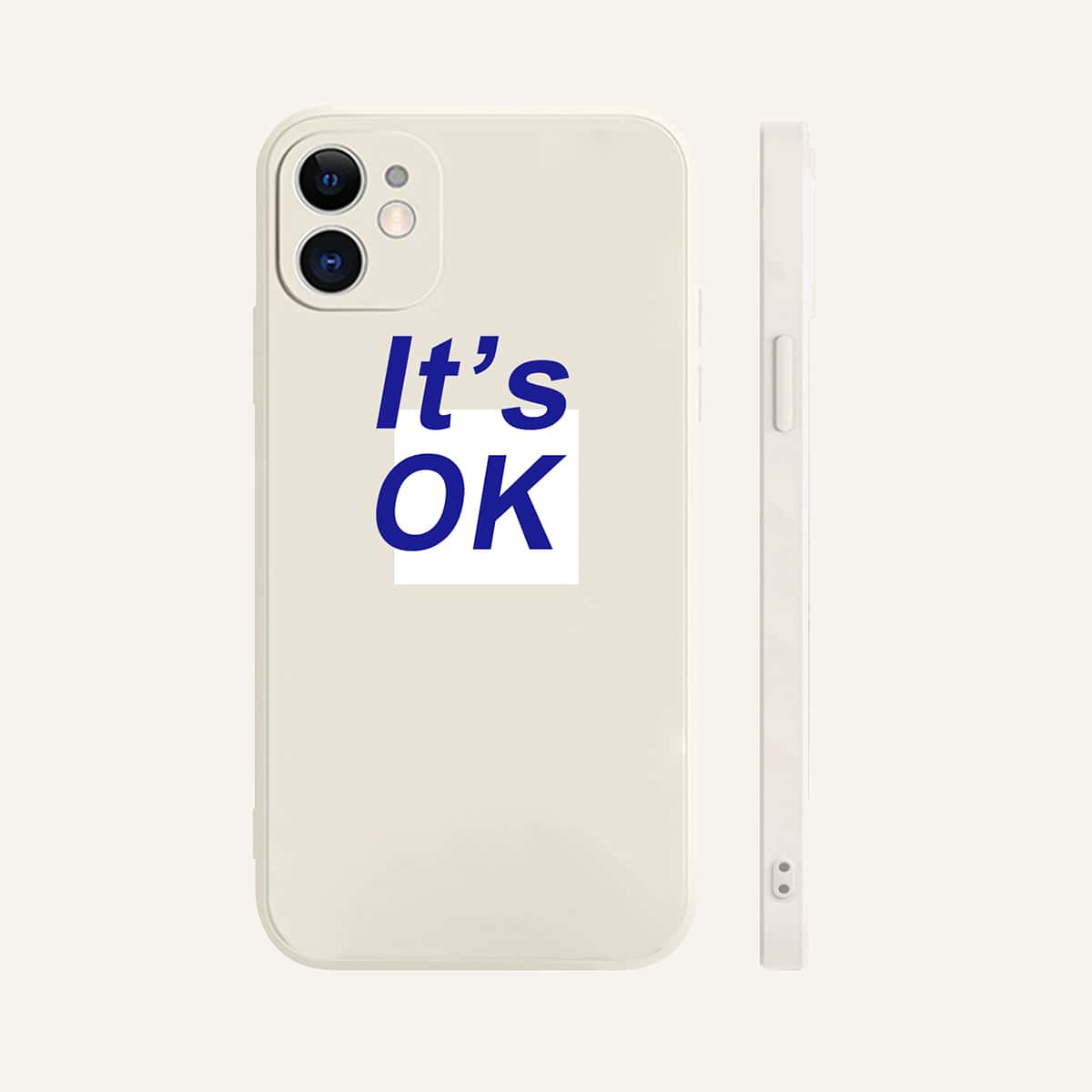 

Letter Graphic Phone Case, Multicolor