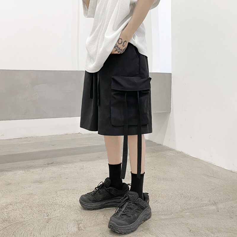 

Guys Tape Cargo Shorts, Black
