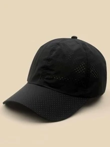 Men Breathable Baseball Cap - Black - View 1