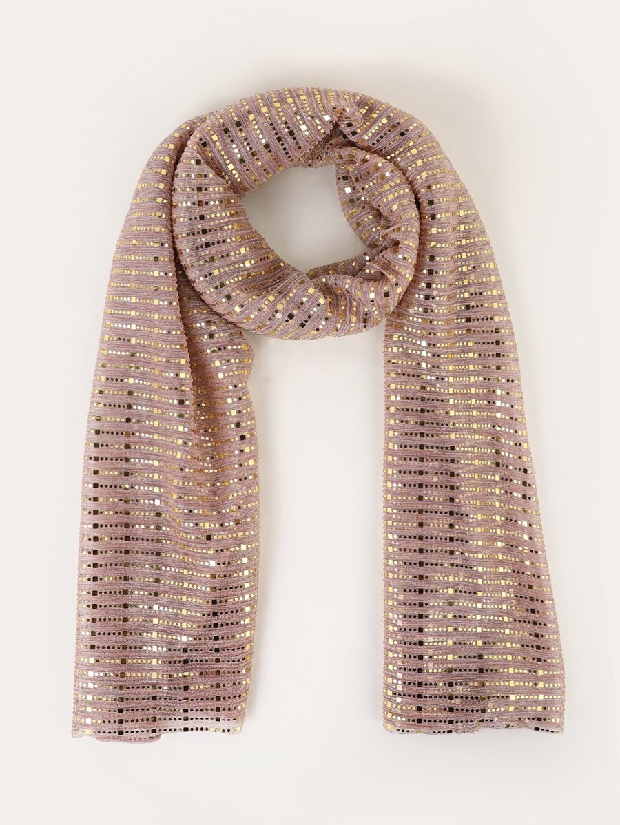 Khăn quàng cổ trang trí tiệc 1 chiếc Thiết kế thời trang Đa năng cho mọi dịp - Màu Khaki - Xem 1