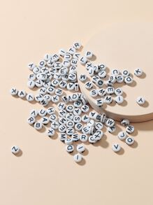 100 cái Tự làm Hạt Thư Ngẫu nhiên - trắng - Xem 1