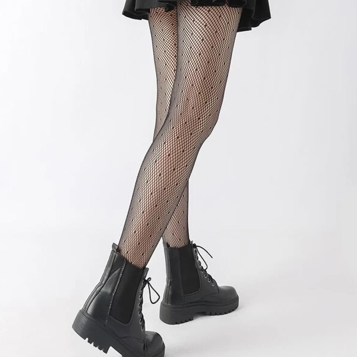 

1pair Fishnet Tights, Black