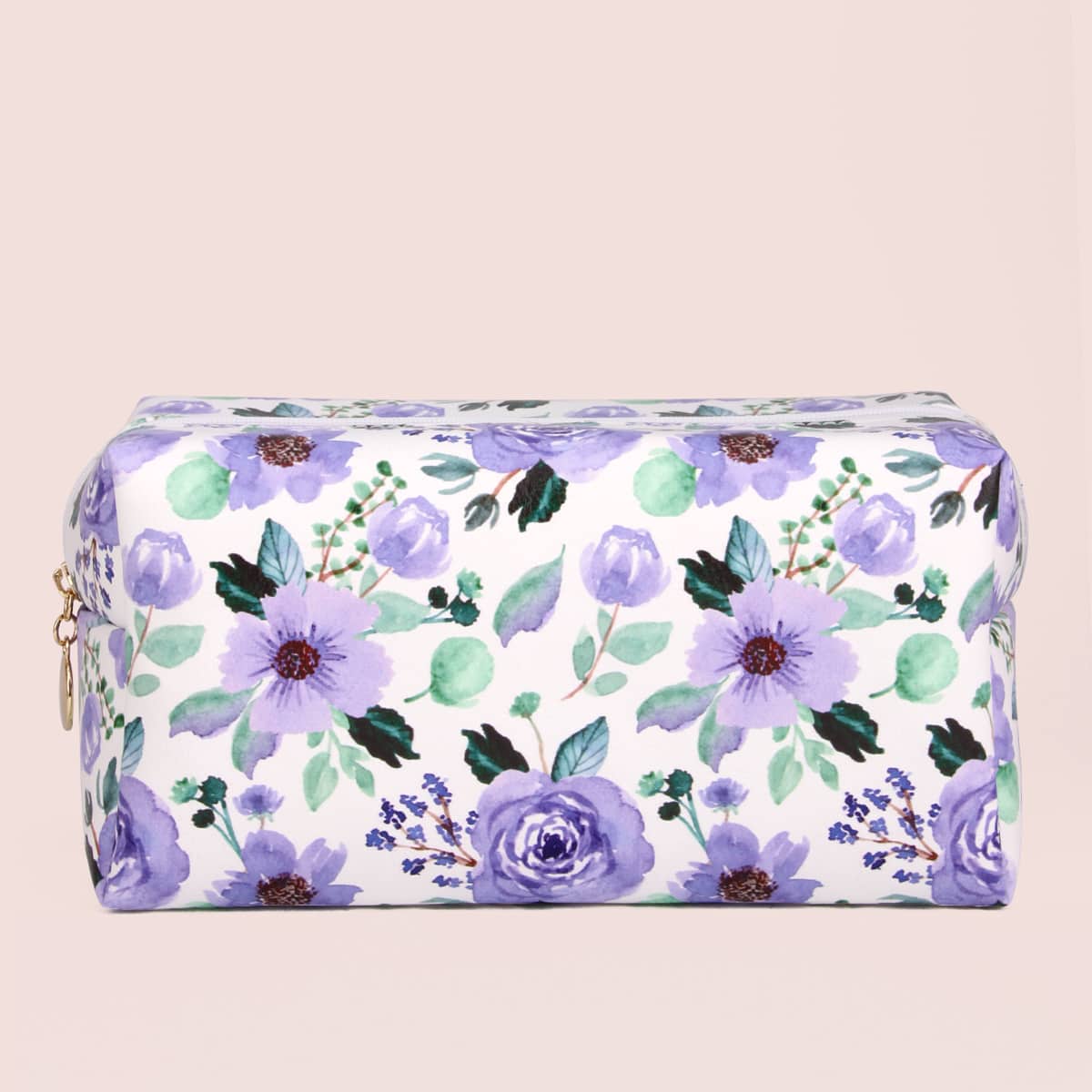 

Flower Print Makeup Bag, Multicolor