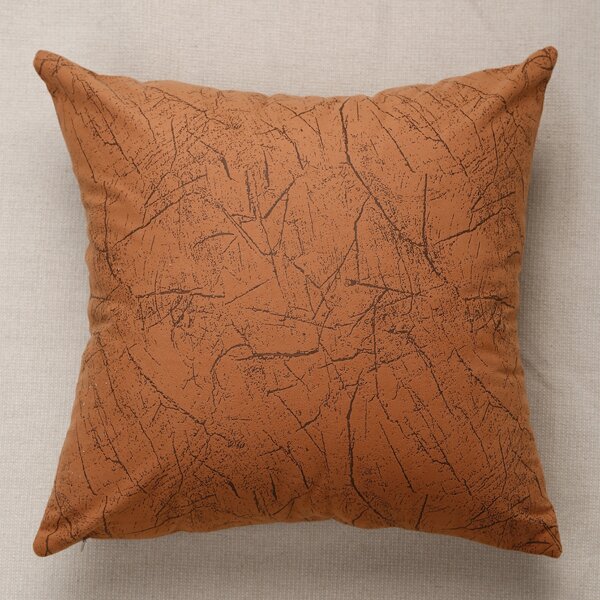 

Graphic Print Cushion Cover Without Filler, Brown