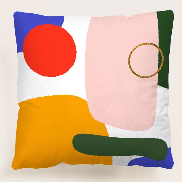

Abstract Pattern Cushion Cover Without Filler, Multicolor