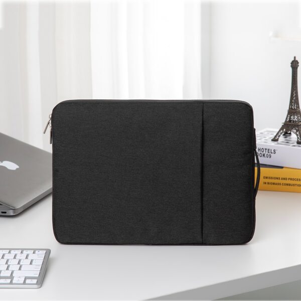 

Zipper Laptop Bag, Black