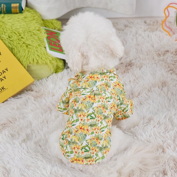 

Tropical Print Pet Shirt, Multicolor