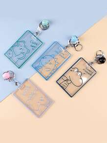 1入組卡通圖案隨機ID卡套 - 彩色 - 查看 2