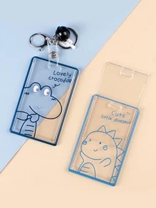 1入組卡通圖案隨機ID卡套 - 彩色 - 查看 5