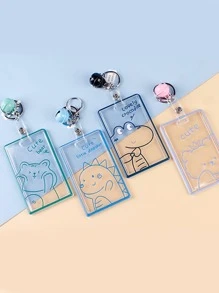 1入組卡通圖案隨機ID卡套 - 彩色 - 查看 6