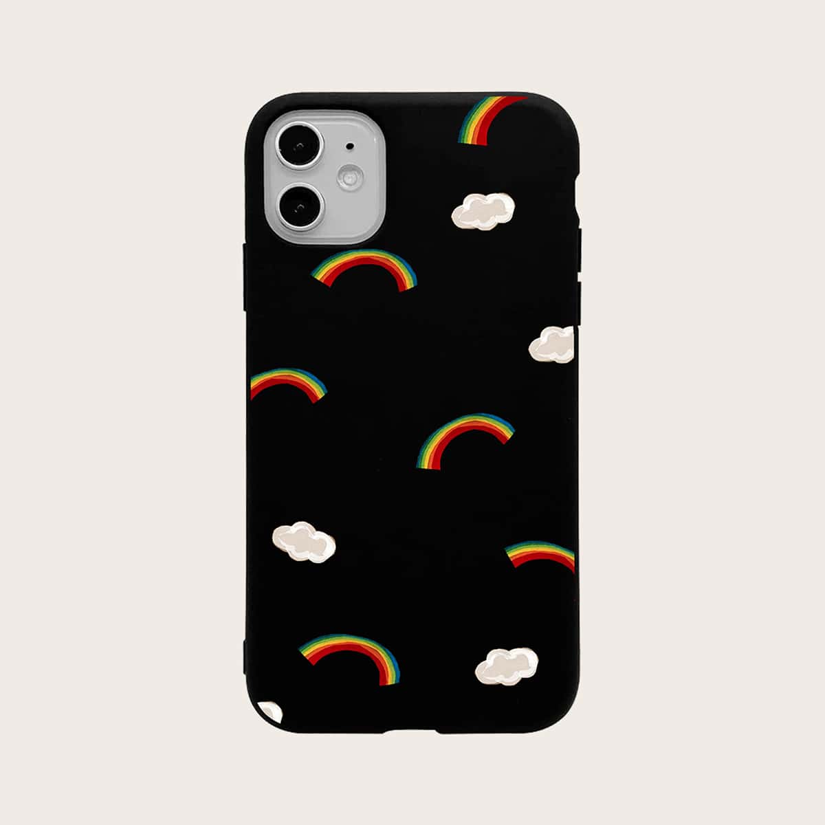 

Rainbow Print Phone Case, Multicolor