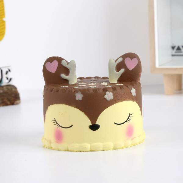 

Cake Shaped Art Decoration, Mocha brown