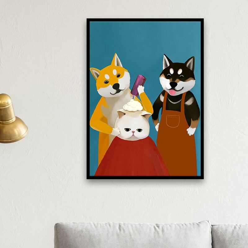 

Cartoon Animal DIY Diamond Painting, Multicolor