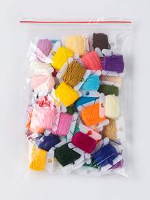 24pcs Random Color Embroidery Thread - Multicolor - View 1