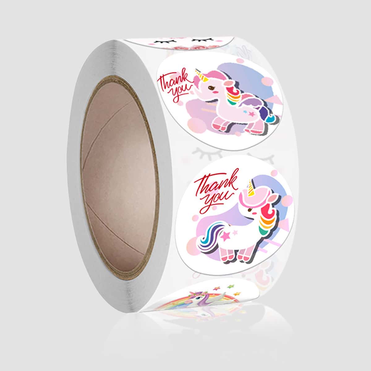 

1roll Cartoon Pattern Sticker, White