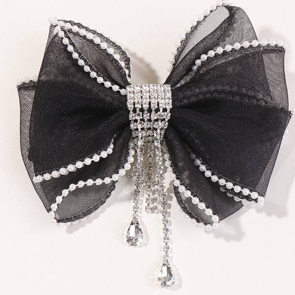 

Bow Knot Hair Clip, Black
