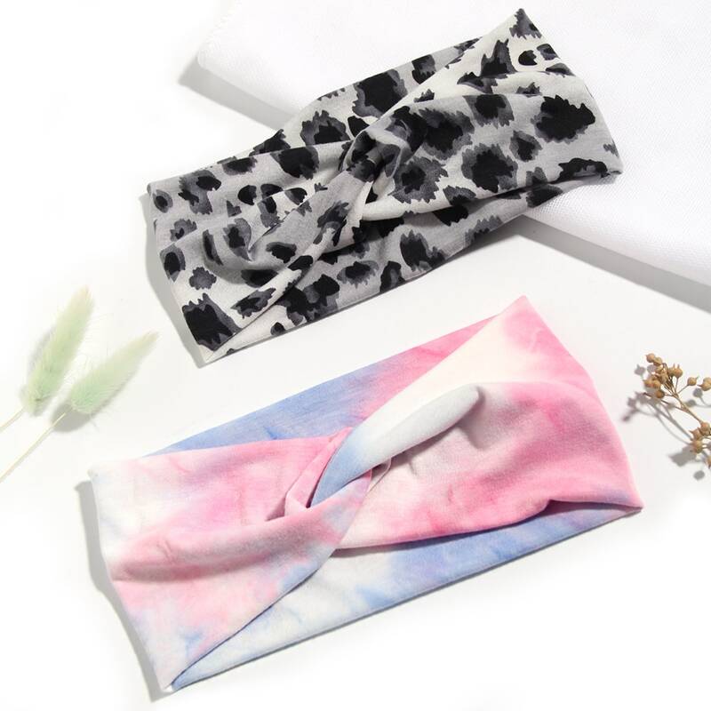 

2pcs Twist Hair Band, Multicolor